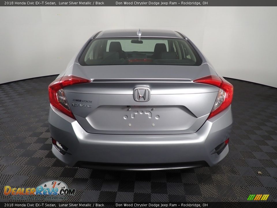 2018 Honda Civic EX-T Sedan Lunar Silver Metallic / Black Photo #13