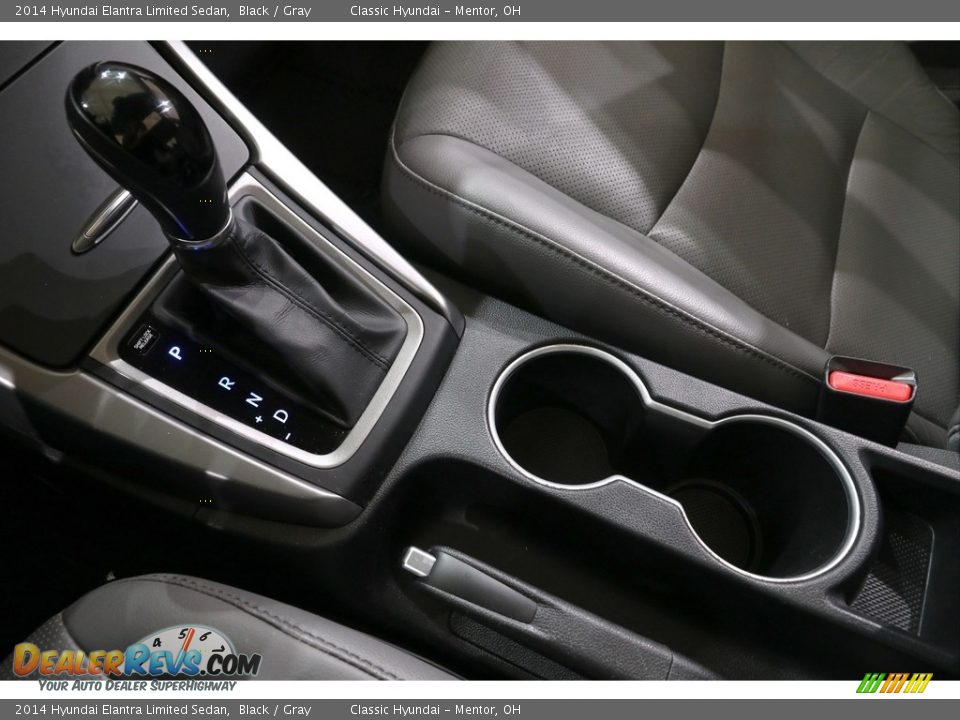 2014 Hyundai Elantra Limited Sedan Black / Gray Photo #18