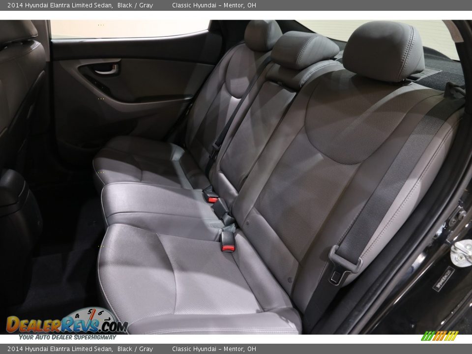 2014 Hyundai Elantra Limited Sedan Black / Gray Photo #21