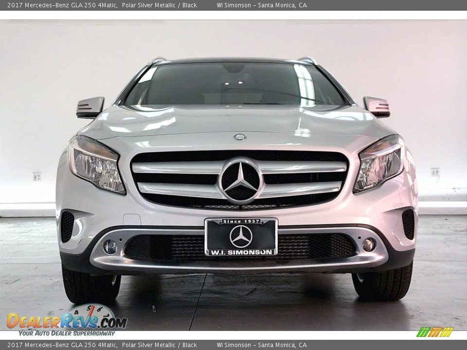 2017 Mercedes-Benz GLA 250 4Matic Polar Silver Metallic / Black Photo #2