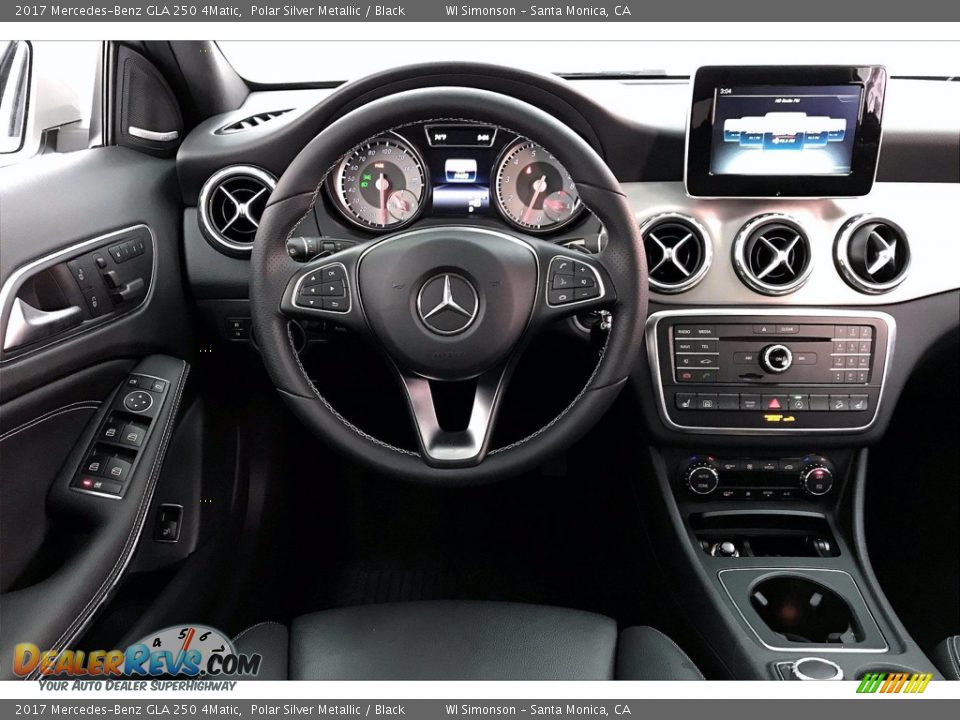 2017 Mercedes-Benz GLA 250 4Matic Polar Silver Metallic / Black Photo #4