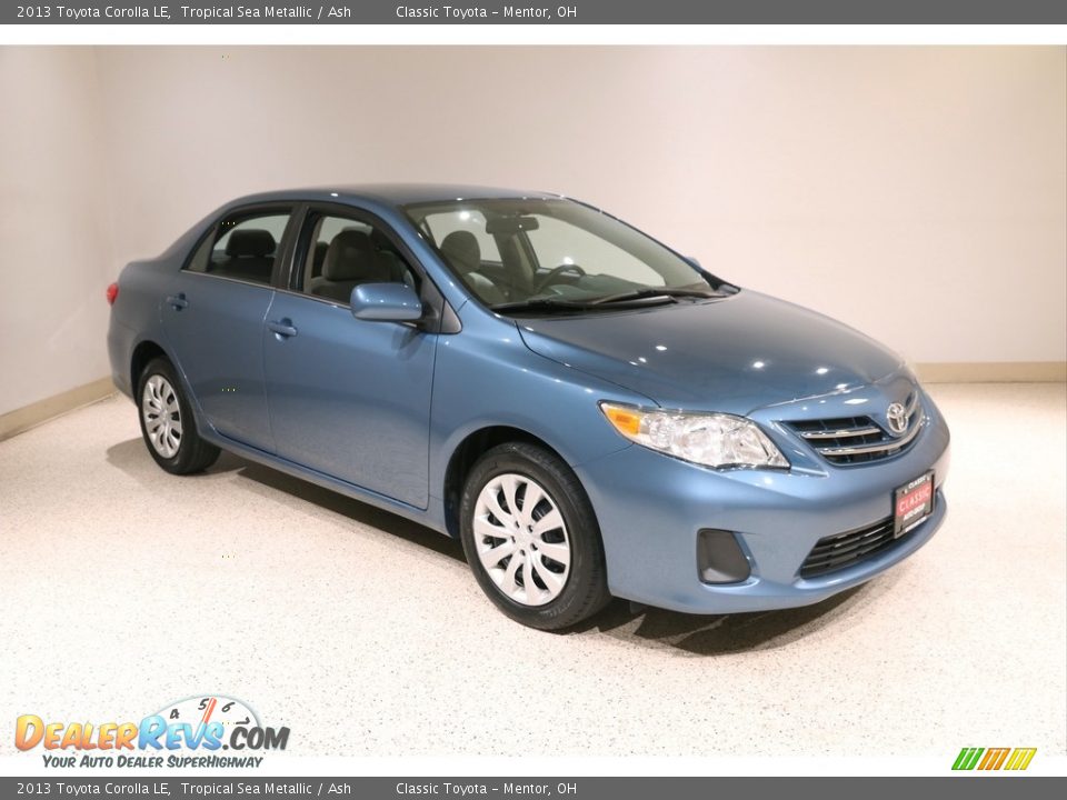 2013 Toyota Corolla LE Tropical Sea Metallic / Ash Photo #1
