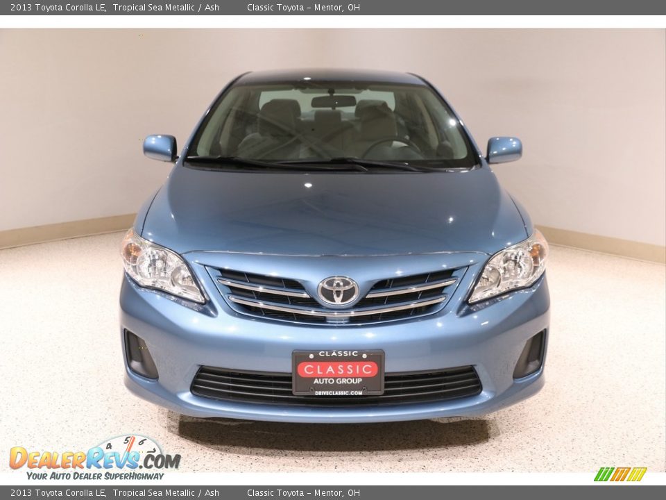 2013 Toyota Corolla LE Tropical Sea Metallic / Ash Photo #2