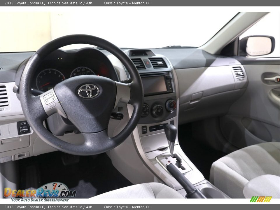 2013 Toyota Corolla LE Tropical Sea Metallic / Ash Photo #6