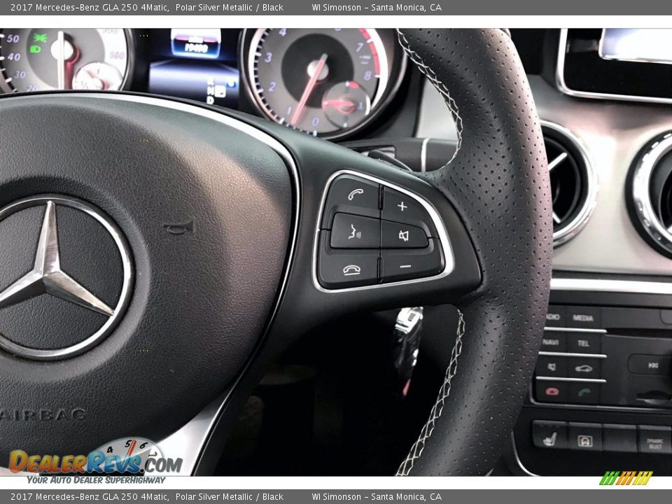 2017 Mercedes-Benz GLA 250 4Matic Polar Silver Metallic / Black Photo #22