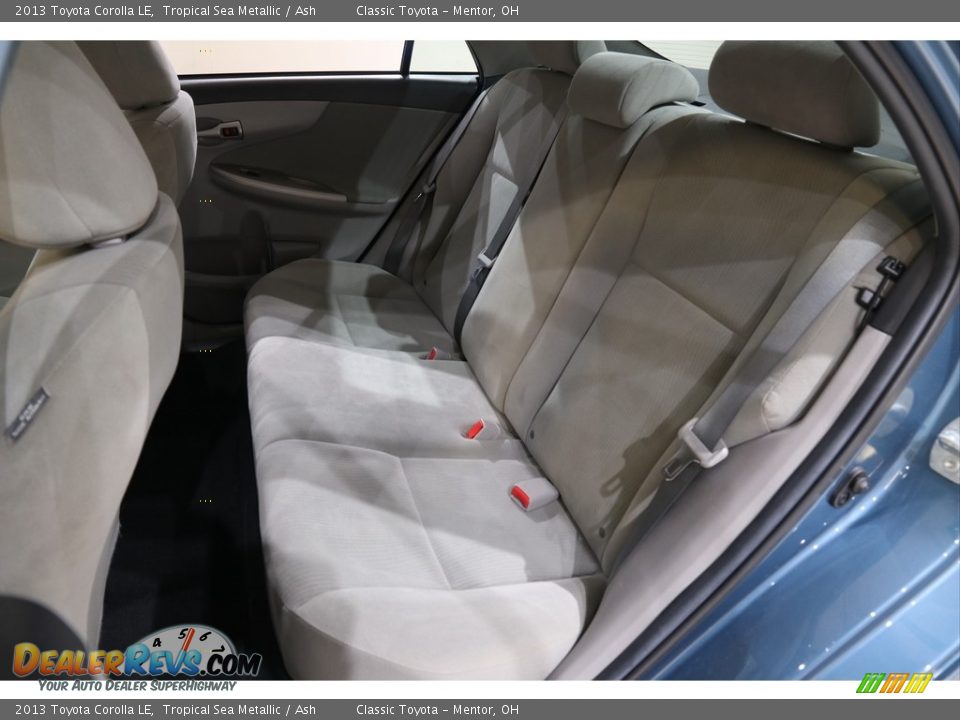 2013 Toyota Corolla LE Tropical Sea Metallic / Ash Photo #21