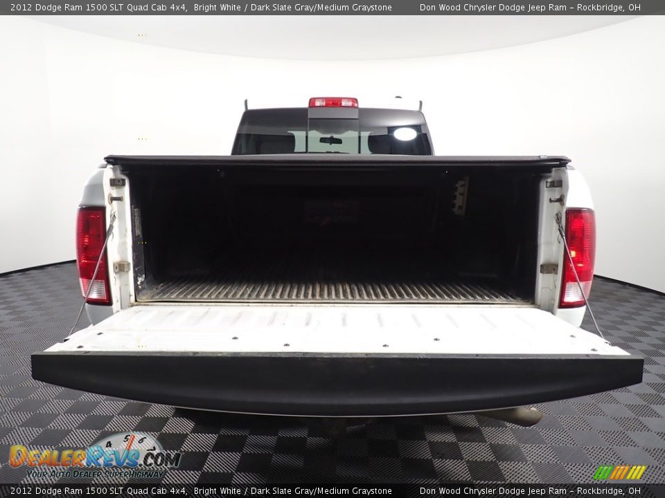 2012 Dodge Ram 1500 SLT Quad Cab 4x4 Bright White / Dark Slate Gray/Medium Graystone Photo #13