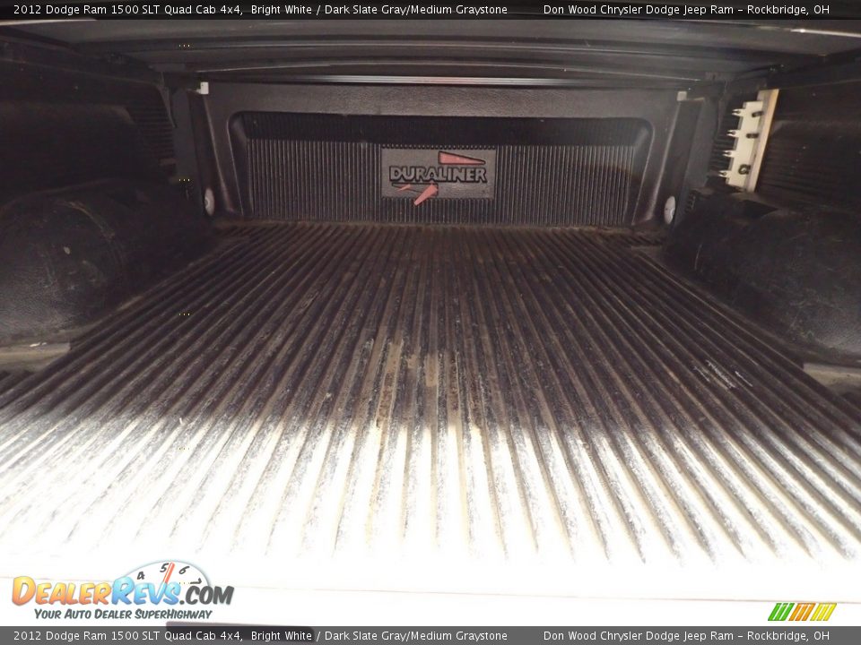 2012 Dodge Ram 1500 SLT Quad Cab 4x4 Bright White / Dark Slate Gray/Medium Graystone Photo #14