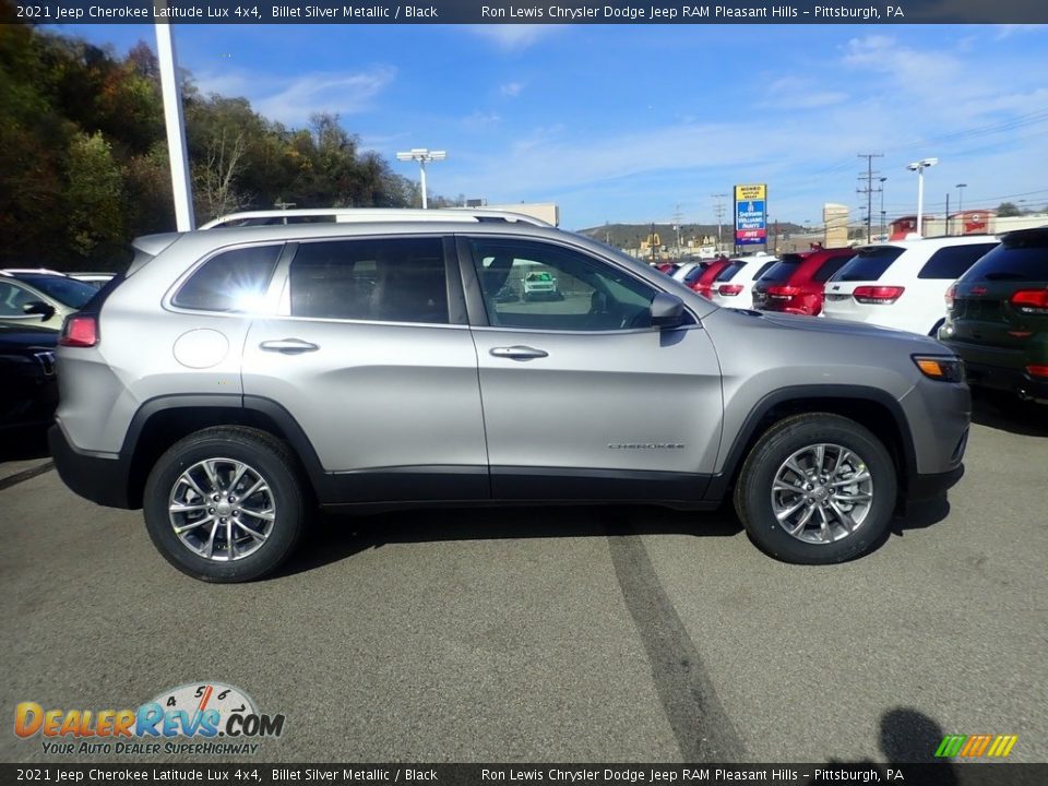 2021 Jeep Cherokee Latitude Lux 4x4 Billet Silver Metallic / Black Photo #4