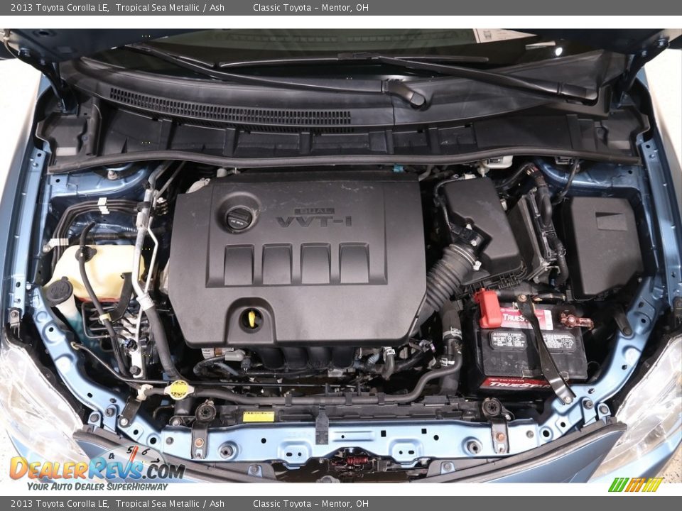 2013 Toyota Corolla LE Tropical Sea Metallic / Ash Photo #23