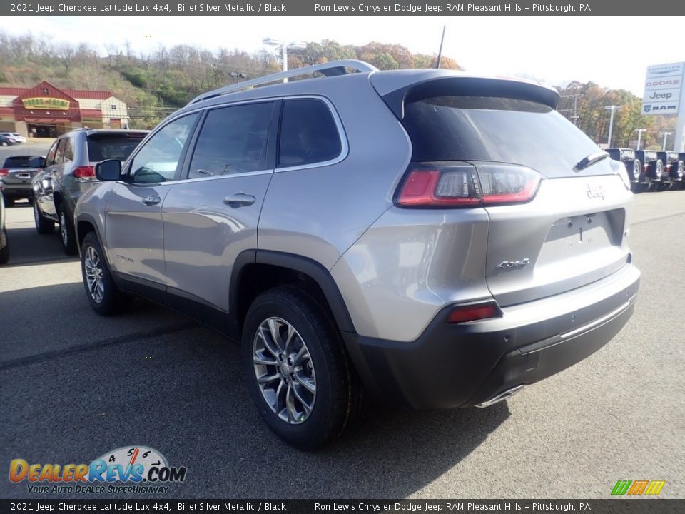 2021 Jeep Cherokee Latitude Lux 4x4 Billet Silver Metallic / Black Photo #8