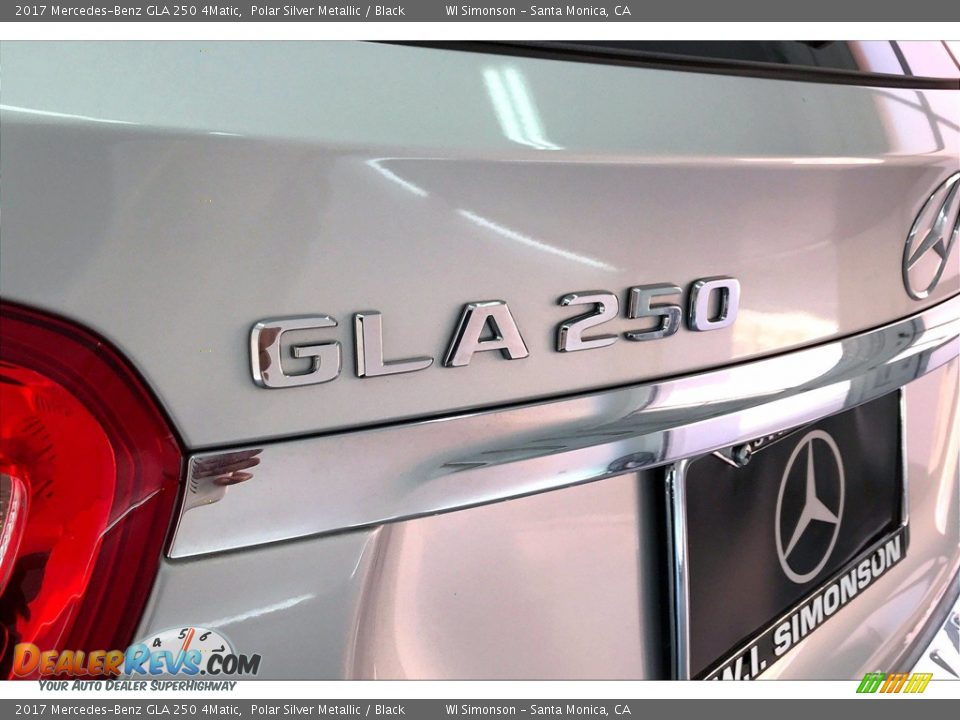 2017 Mercedes-Benz GLA 250 4Matic Polar Silver Metallic / Black Photo #31
