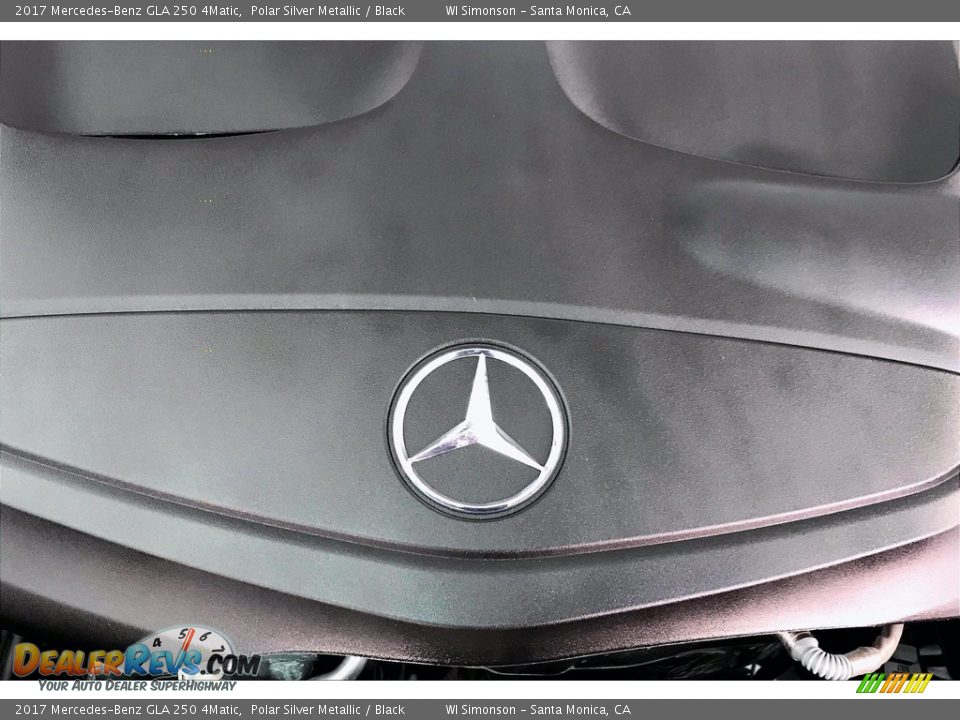 2017 Mercedes-Benz GLA 250 4Matic Polar Silver Metallic / Black Photo #32