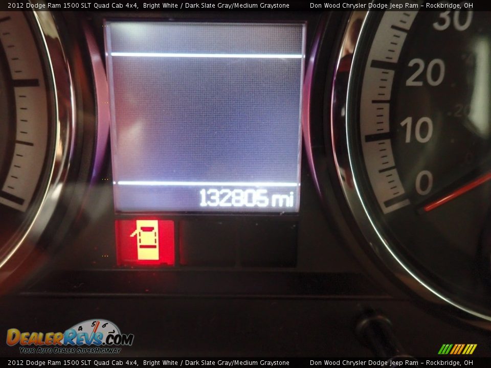 2012 Dodge Ram 1500 SLT Quad Cab 4x4 Bright White / Dark Slate Gray/Medium Graystone Photo #23