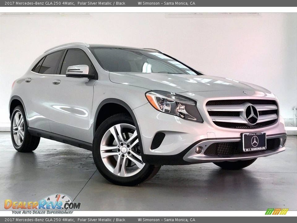 2017 Mercedes-Benz GLA 250 4Matic Polar Silver Metallic / Black Photo #34