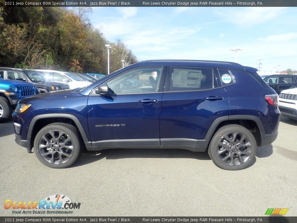 Jazz Blue Pearl 2021 Jeep Compass 80th Special Edition 4x4 Photo #7