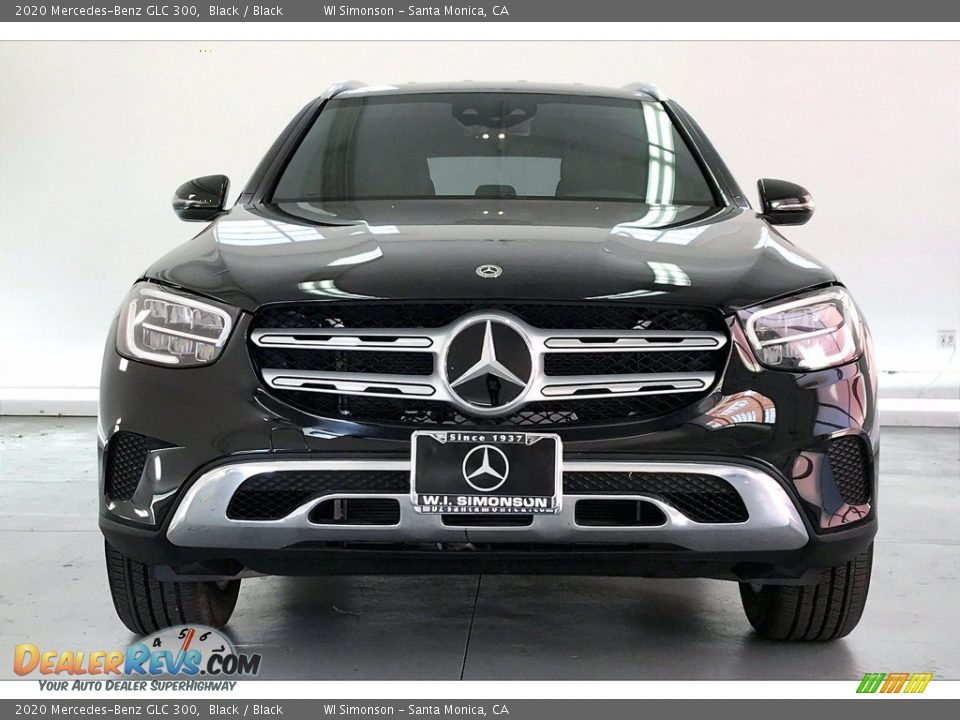 2020 Mercedes-Benz GLC 300 Black / Black Photo #2