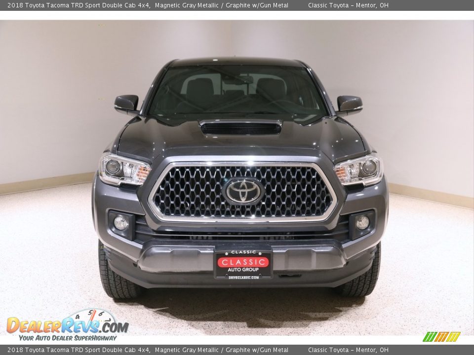 2018 Toyota Tacoma TRD Sport Double Cab 4x4 Magnetic Gray Metallic / Graphite w/Gun Metal Photo #2