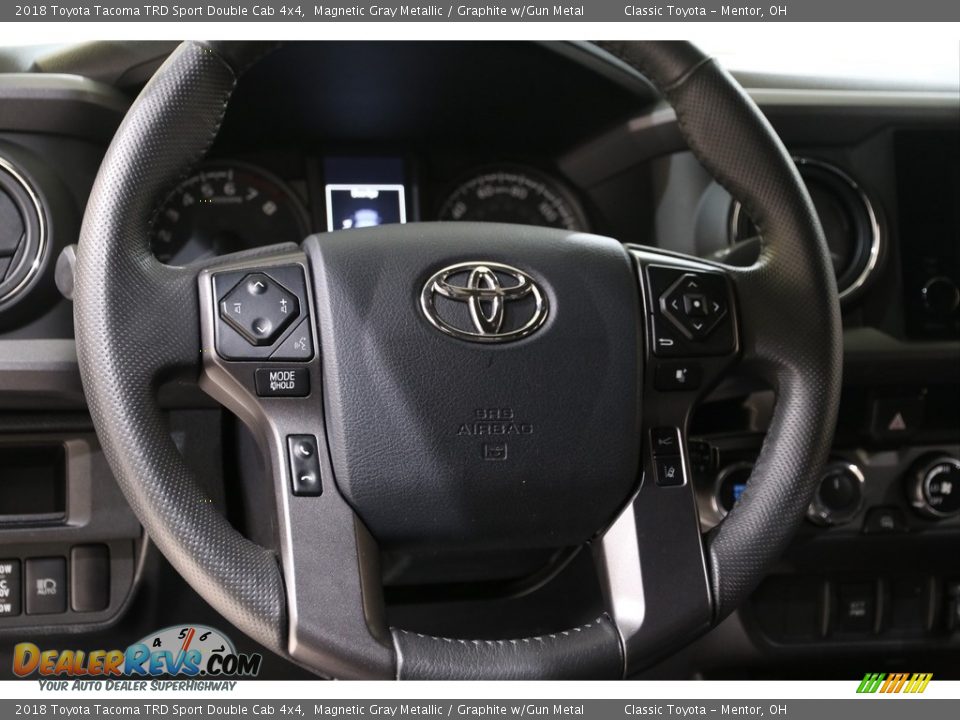 2018 Toyota Tacoma TRD Sport Double Cab 4x4 Magnetic Gray Metallic / Graphite w/Gun Metal Photo #7