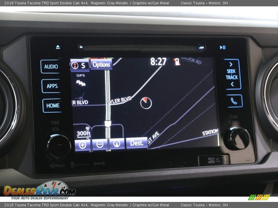 2018 Toyota Tacoma TRD Sport Double Cab 4x4 Magnetic Gray Metallic / Graphite w/Gun Metal Photo #10