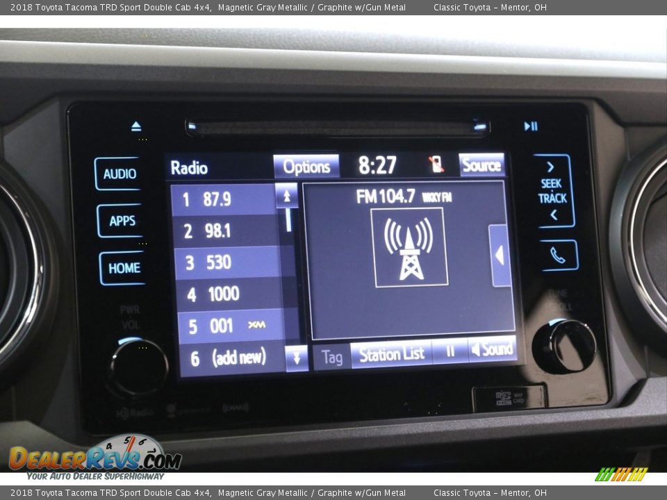 2018 Toyota Tacoma TRD Sport Double Cab 4x4 Magnetic Gray Metallic / Graphite w/Gun Metal Photo #11