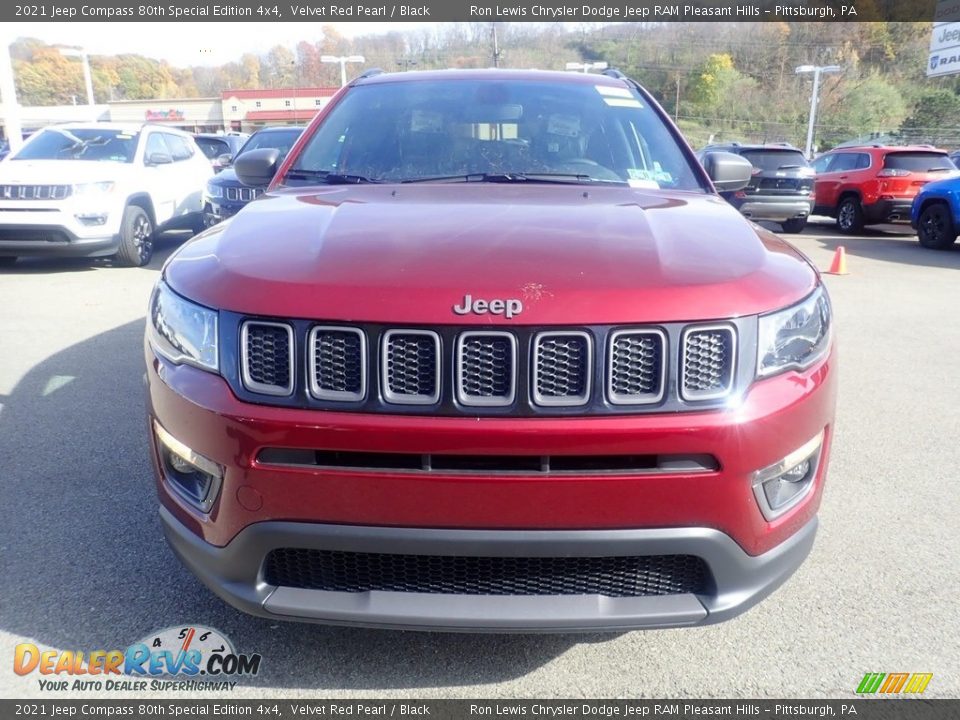 2021 Jeep Compass 80th Special Edition 4x4 Velvet Red Pearl / Black Photo #2