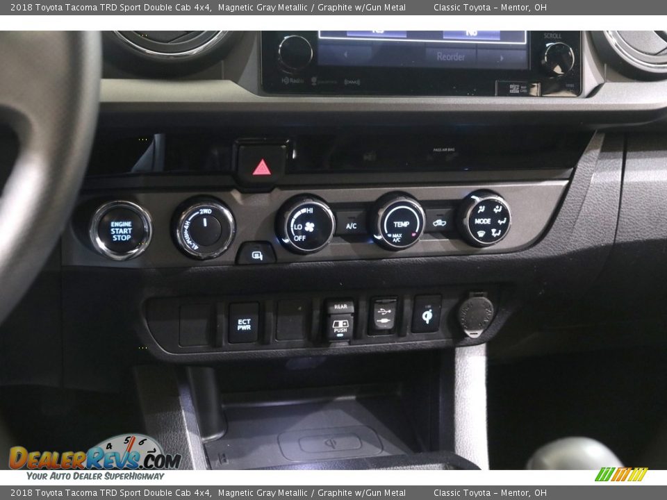 2018 Toyota Tacoma TRD Sport Double Cab 4x4 Magnetic Gray Metallic / Graphite w/Gun Metal Photo #13