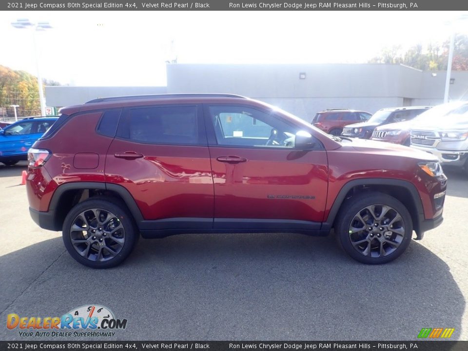 2021 Jeep Compass 80th Special Edition 4x4 Velvet Red Pearl / Black Photo #4