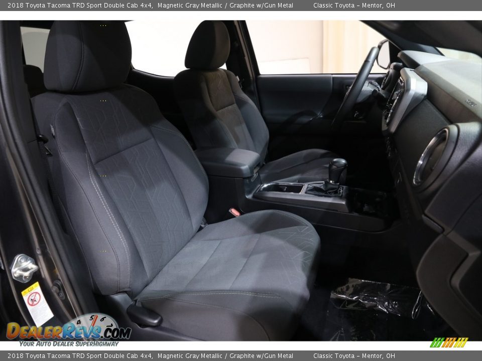 2018 Toyota Tacoma TRD Sport Double Cab 4x4 Magnetic Gray Metallic / Graphite w/Gun Metal Photo #15