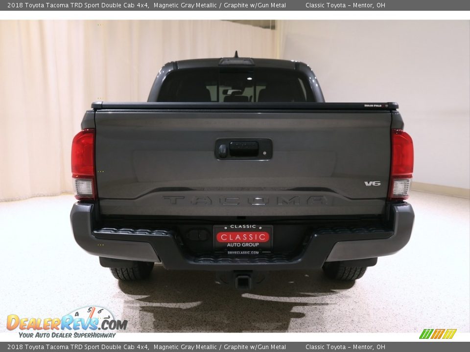 2018 Toyota Tacoma TRD Sport Double Cab 4x4 Magnetic Gray Metallic / Graphite w/Gun Metal Photo #18