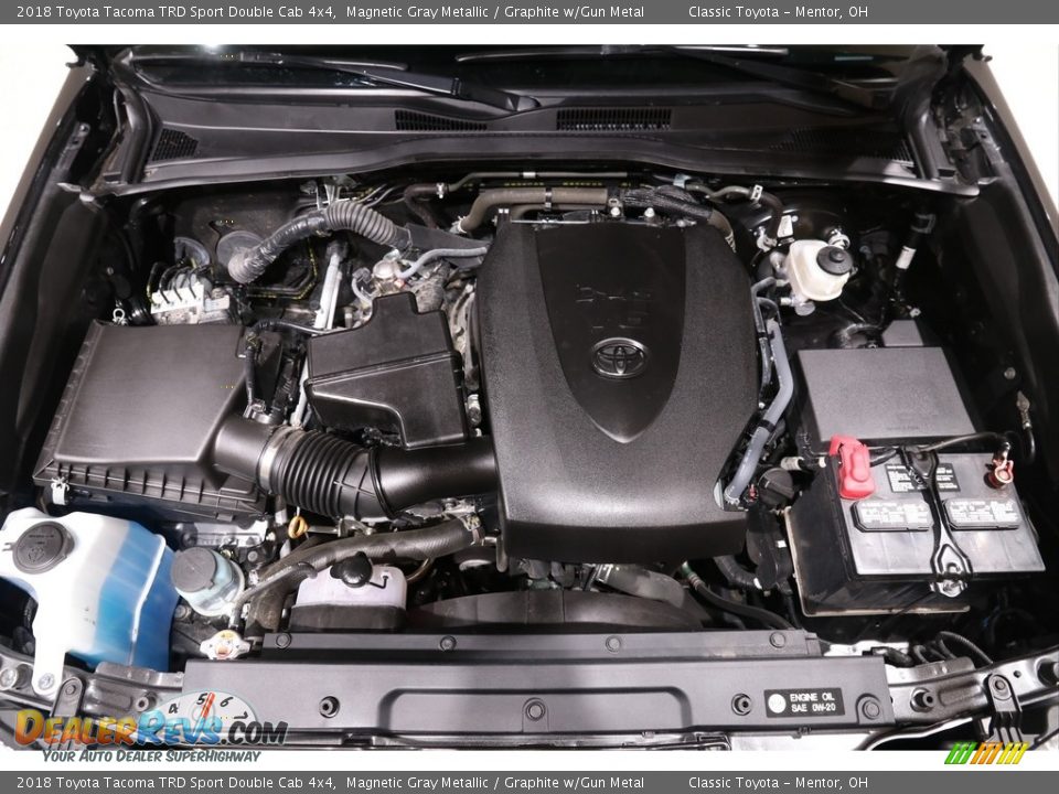 2018 Toyota Tacoma TRD Sport Double Cab 4x4 Magnetic Gray Metallic / Graphite w/Gun Metal Photo #19