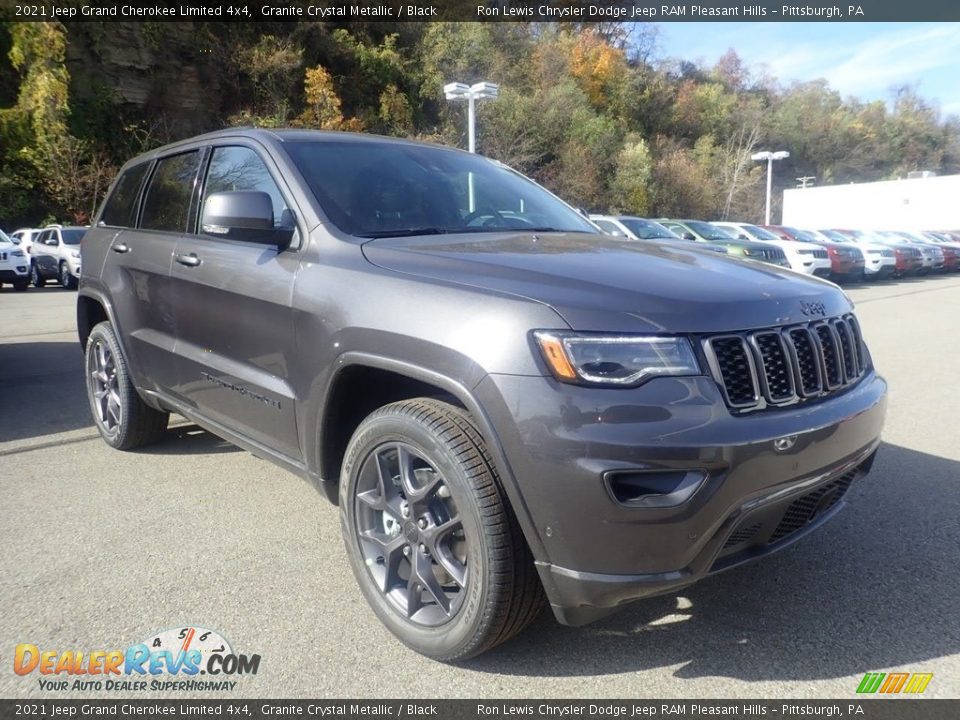 2021 Jeep Grand Cherokee Limited 4x4 Granite Crystal Metallic / Black Photo #3