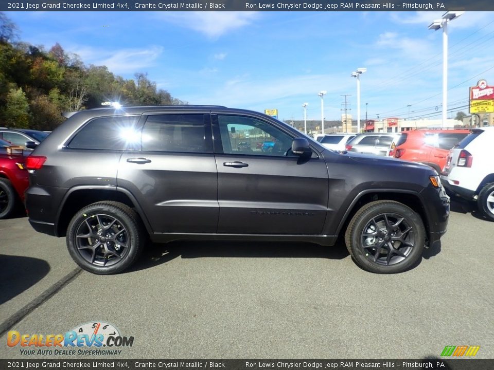 2021 Jeep Grand Cherokee Limited 4x4 Granite Crystal Metallic / Black Photo #4