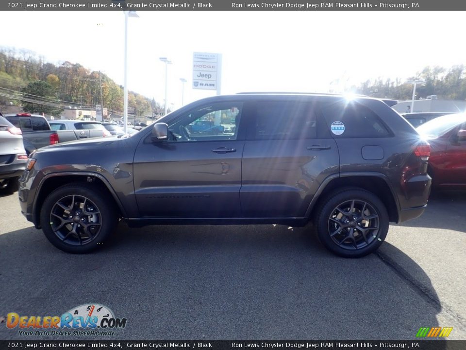 2021 Jeep Grand Cherokee Limited 4x4 Granite Crystal Metallic / Black Photo #7
