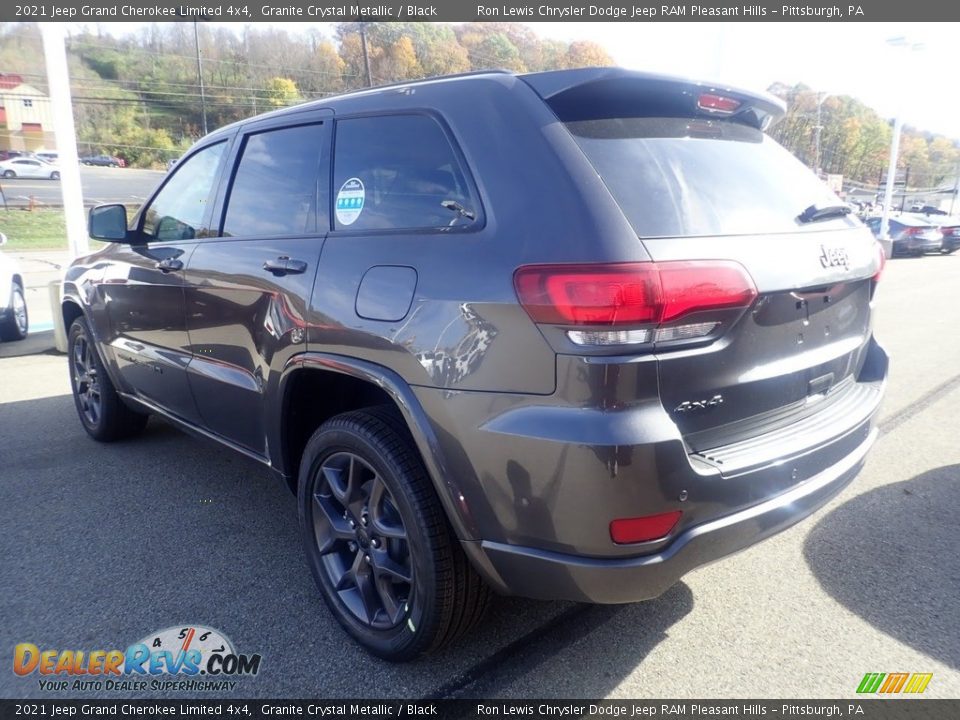 2021 Jeep Grand Cherokee Limited 4x4 Granite Crystal Metallic / Black Photo #8