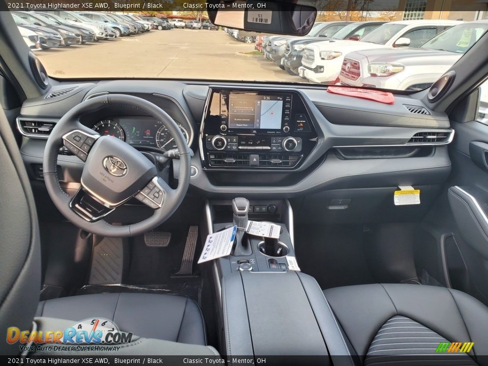 Black Interior - 2021 Toyota Highlander XSE AWD Photo #4