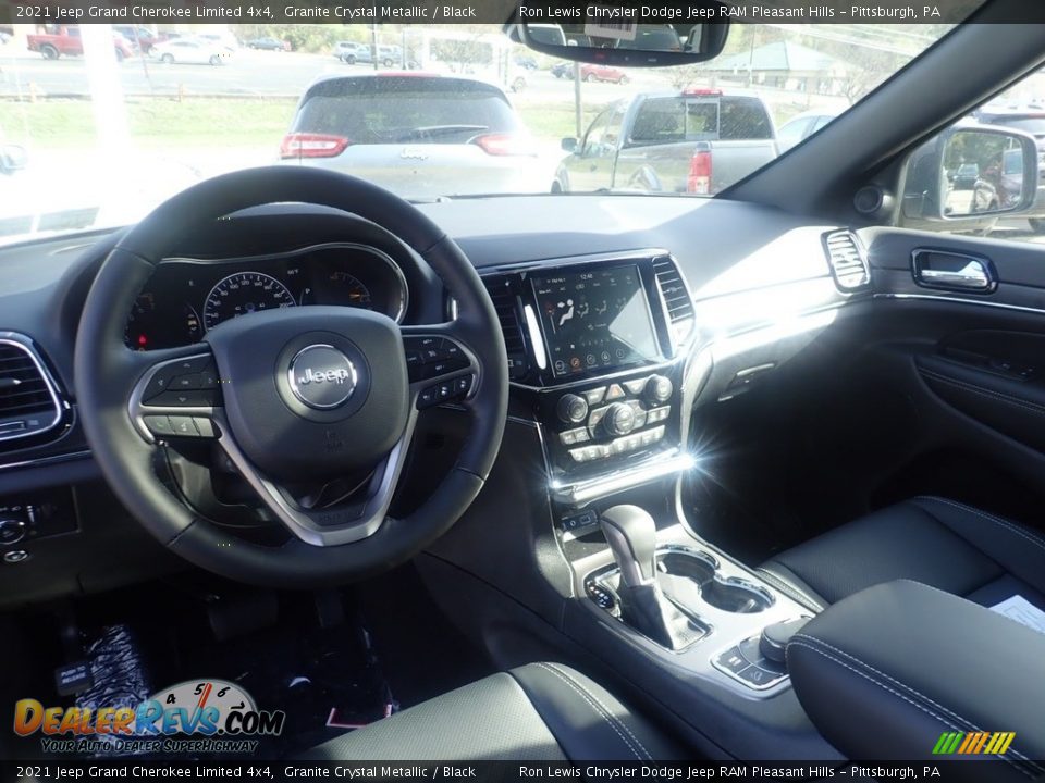 2021 Jeep Grand Cherokee Limited 4x4 Granite Crystal Metallic / Black Photo #13