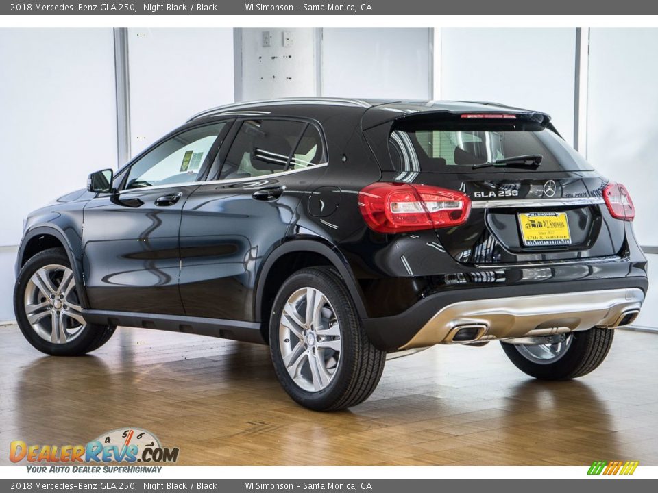 2018 Mercedes-Benz GLA 250 Night Black / Black Photo #3