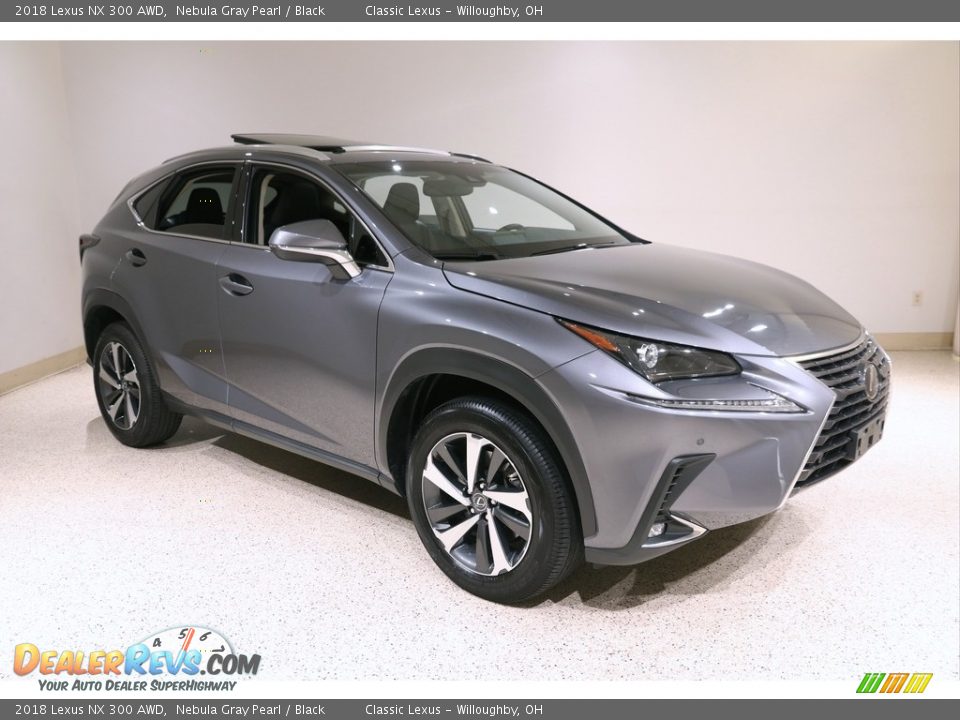 2018 Lexus NX 300 AWD Nebula Gray Pearl / Black Photo #1