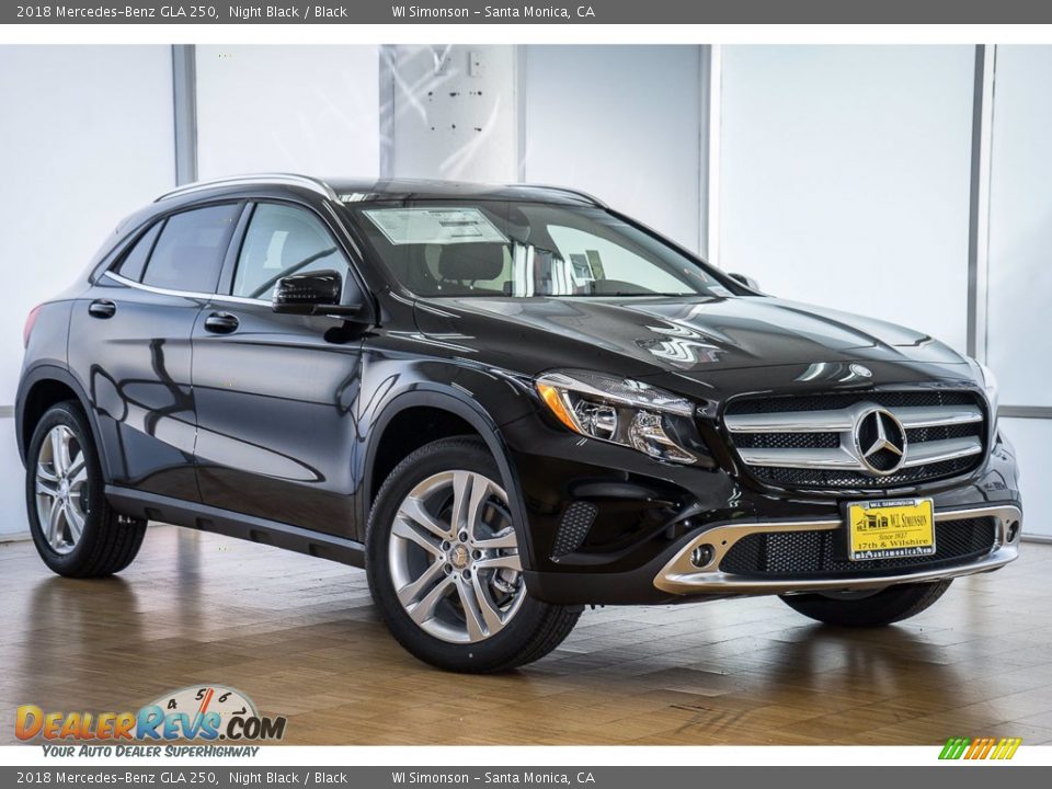 2018 Mercedes-Benz GLA 250 Night Black / Black Photo #12