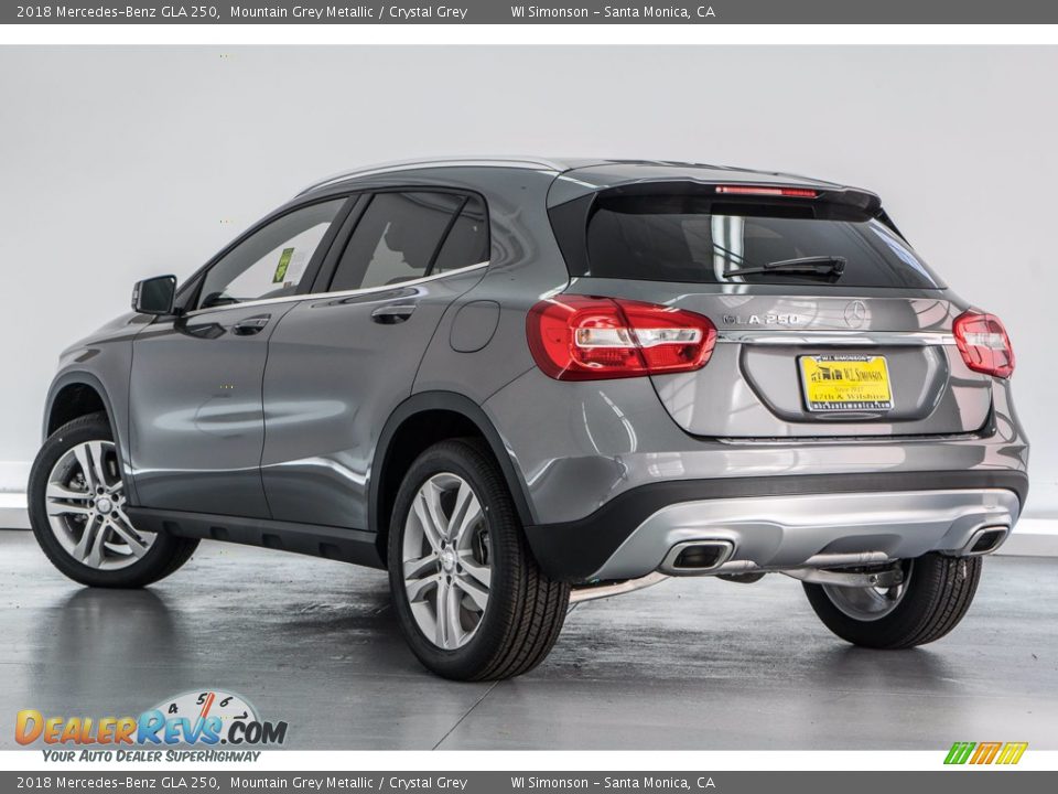 2018 Mercedes-Benz GLA 250 Mountain Grey Metallic / Crystal Grey Photo #3