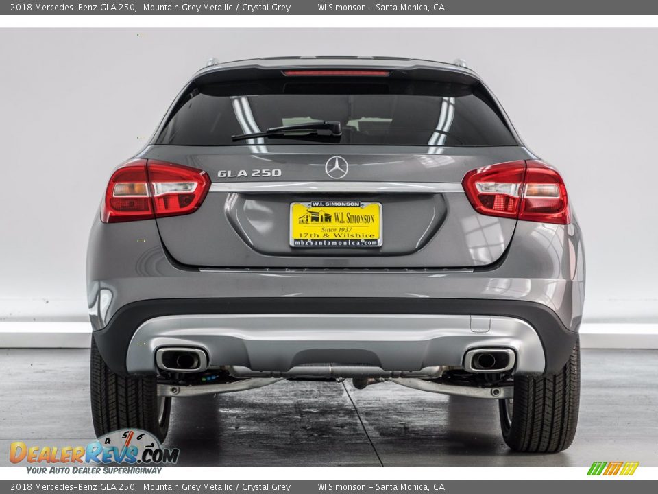 2018 Mercedes-Benz GLA 250 Mountain Grey Metallic / Crystal Grey Photo #4