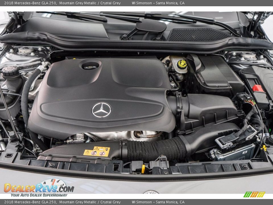 2018 Mercedes-Benz GLA 250 Mountain Grey Metallic / Crystal Grey Photo #8