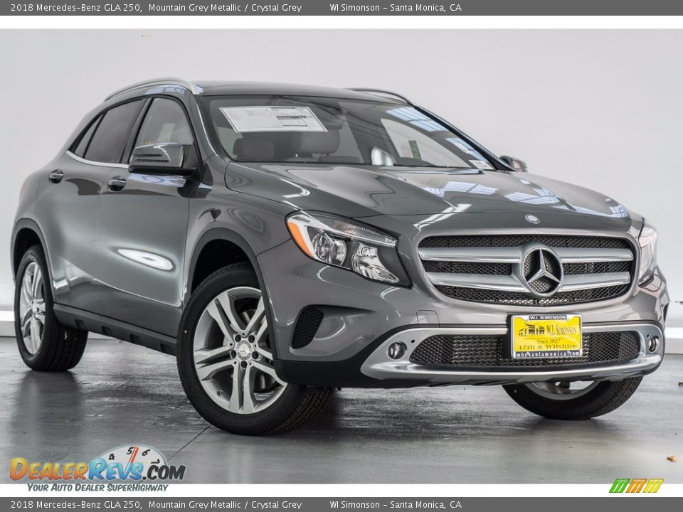 2018 Mercedes-Benz GLA 250 Mountain Grey Metallic / Crystal Grey Photo #12