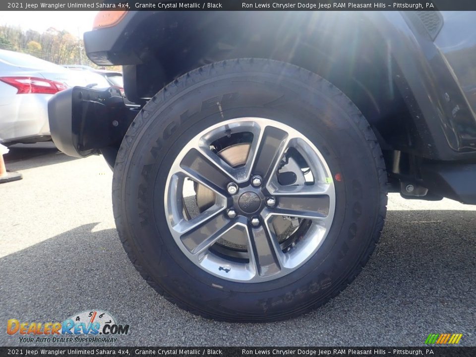 2021 Jeep Wrangler Unlimited Sahara 4x4 Granite Crystal Metallic / Black Photo #6
