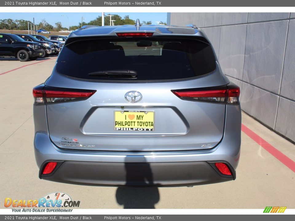 2021 Toyota Highlander XLE Moon Dust / Black Photo #7