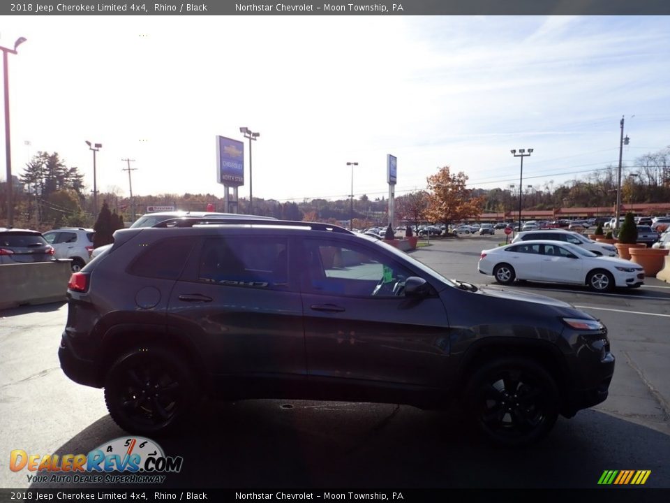 2018 Jeep Cherokee Limited 4x4 Rhino / Black Photo #10