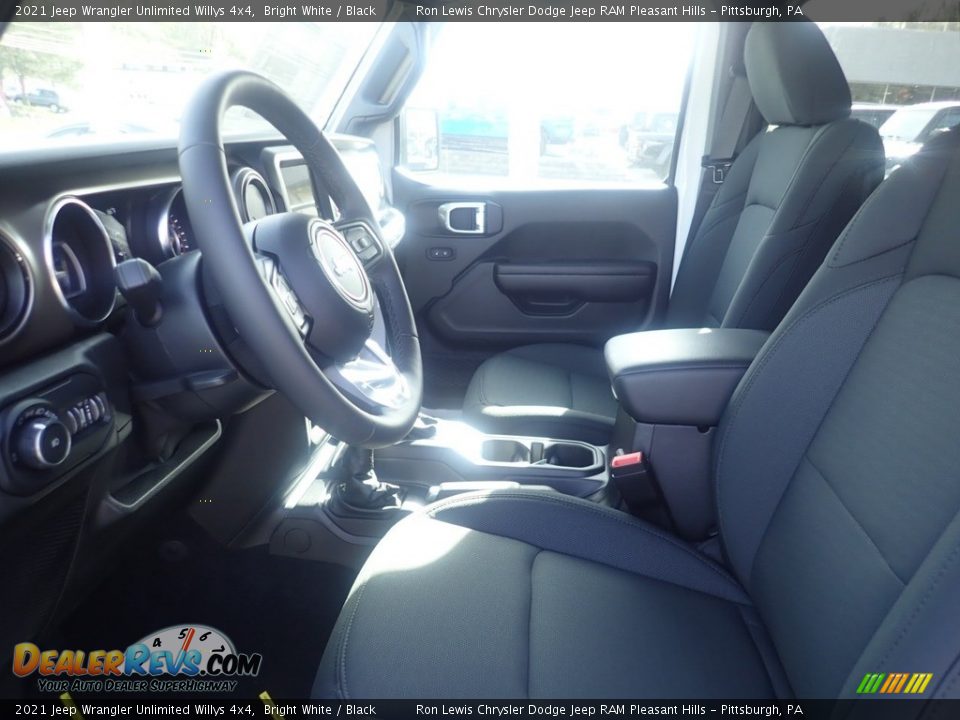 2021 Jeep Wrangler Unlimited Willys 4x4 Bright White / Black Photo #15