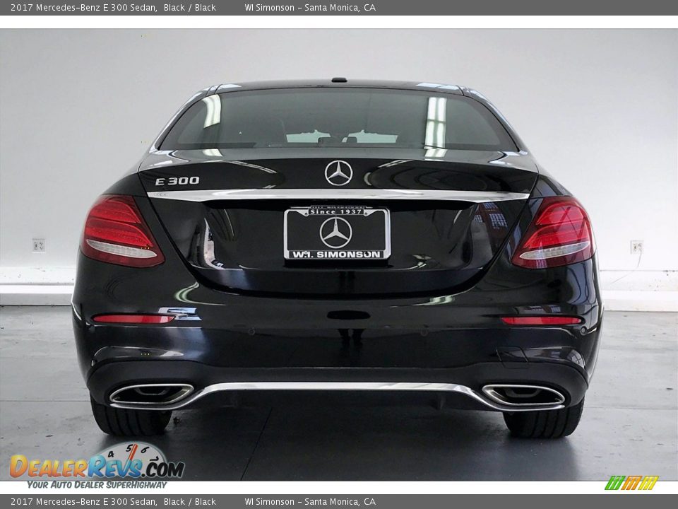 2017 Mercedes-Benz E 300 Sedan Black / Black Photo #3