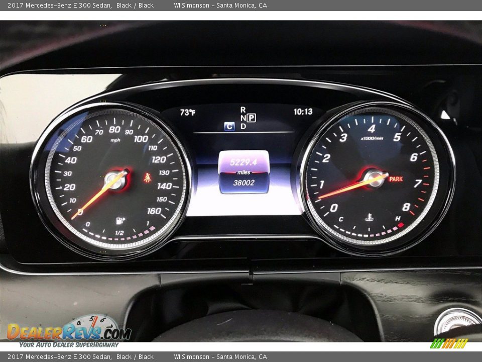 2017 Mercedes-Benz E 300 Sedan Black / Black Photo #20
